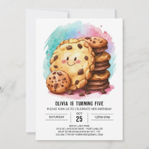 Chocolade moderne online cookies verjaardag kaart