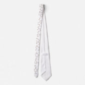 Chocolade Molecule Chemie Liefhebbers Stropdas (Achterkant)