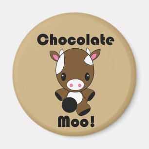Chocolade Moo Kawaii Koe Magneet