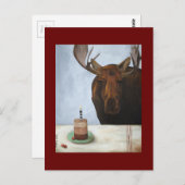 Chocolade Moose Briefkaart (Voorkant / Achterkant)