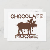 Chocolade Moose Briefkaart (Voorkant / Achterkant)