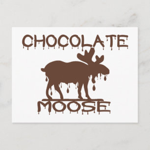 Chocolade Moose Briefkaart