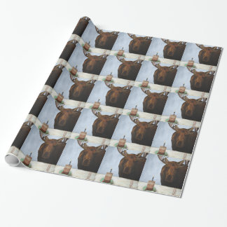 Chocolade Moose Cadeaupapier