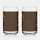 Chocolade Moose Cafe Blikvorm Glas (Links)