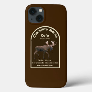 Chocolade Moose Cafe iPhone 13 Hoesje