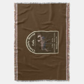 Chocolade Moose Cafe Deken (Voorkant Verticaal)