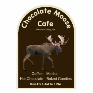 Chocolade Moose Cafe Fotobeeldje Magneet