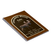 Chocolade Moose Cafe Notitieboek (Rechterzijde)
