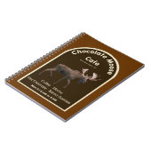 Chocolade Moose Cafe Notitieboek (Linkerzijde)