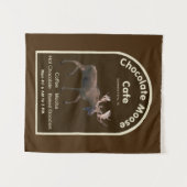Chocolade Moose Cafe Wandkleed (Voorkant (horizontaal))