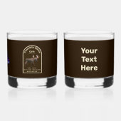 Chocolade Moose Cafe Whisky Glas (Voorkant)