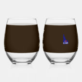 Chocolade Moose Cafe Wijnglas Zonder Voet (Links)