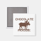 Chocolade Moose Magneet (Voorkant / Achterkant)