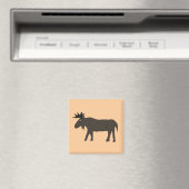 Chocolade Moose magnet Magneet (Insitu (Vaatwasser))