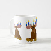 Chocolade Moose met kaarsen Koffiemok (Voorkant links)