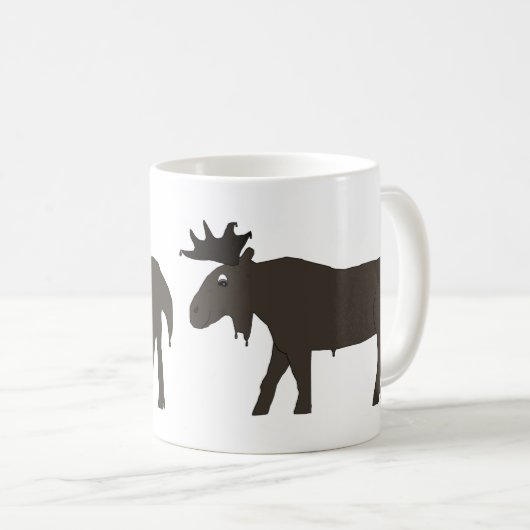 Chocolade Moose mok (Voorkant rechts)