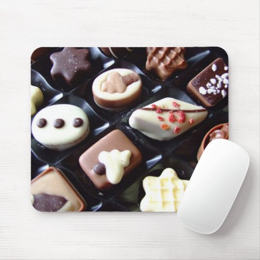 chocolade mousepad muismat (Met muis)
