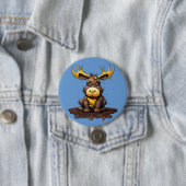 Chocolade Mousse Moose Ronde Button 7,6 Cm (In situ)