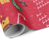 Chocolade Notenkraker Gift Wrap Cadeaupapier (Rol Hoek)