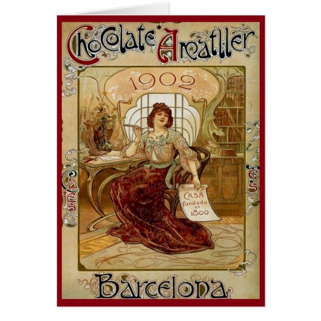  chocolade-omkeerkaart (Voorkant)