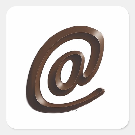 Chocolade op stickers (Voorkant)