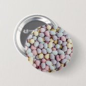 Chocolade-paaseieren Ronde Button 5,7 Cm (Voorkant /achterkant)