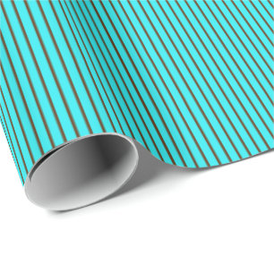 Chocolade Pastels Stripes 25-Gift Wrapping Paper Cadeaupapier