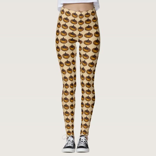 Chocolade Peanut Butter Cookie Foodie Leggings (Voorkant)