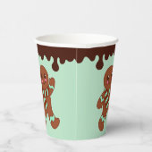 Chocolade peperkoek papieren bekers (Rechts)