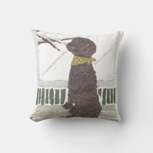 Chocolade Podle, bruin Sierkussen