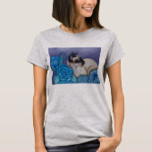 Chocolade Point Siamese Cat T-shirt (Voorkant)