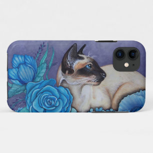 Chocolade Point Siamese Kat iPhone 11 Hoesje