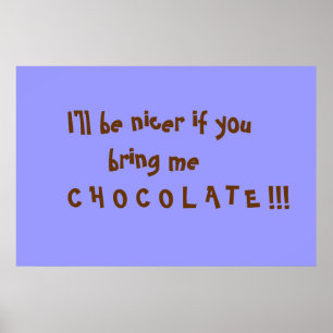 Chocolade Poster