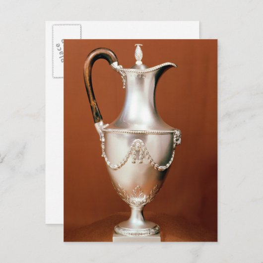 Chocolade-pot, met een weerzinwekkend ontwerp en briefkaart (Voorkant / Achterkant)