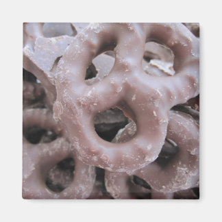 Chocolade Pretzel magneet