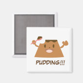 Chocolade PUDDEN!!! Magneet (Voorkant / Achterkant)