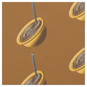 Chocolade pudding patroon stof (Close Up)