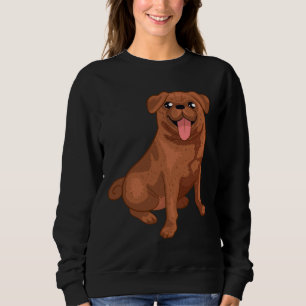 Chocolade Pug Design Classic T-shirt 4