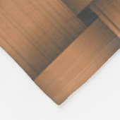 Chocolade Ribbon Fleece Blanket (Hoek)