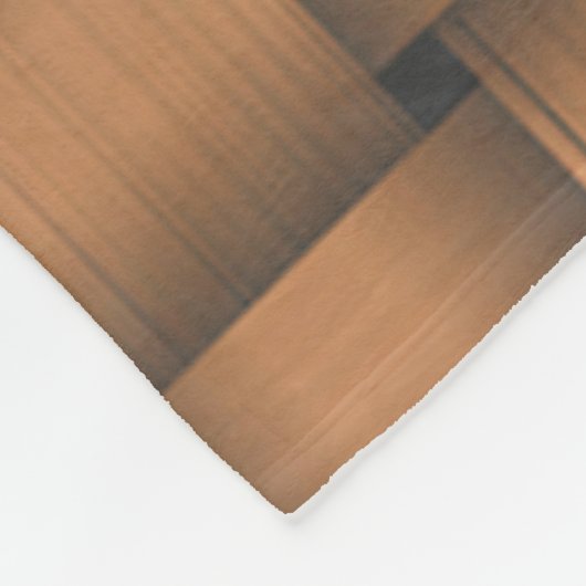 Chocolade Ribbon Fleece Blanket Deken (Hoek)