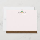 Chocolade Rustieke Cactus Briefkaart (Voorkant)
