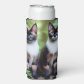 Chocolade Siamese Cat Twins, Seltzer Koelbox (Seltzer Voorkant)