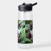 Chocolade Siamese Cat Twins Waterfles (Links)