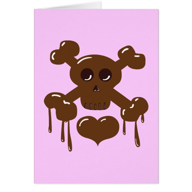 Chocolade Skull en Crossbones (Voorkant)