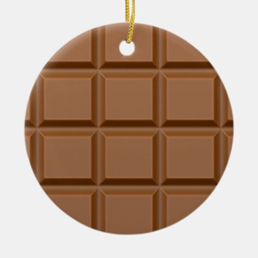 Chocolade Snoep Bar Keramisch Ornament (Voorkant)