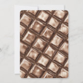 Chocolade Snoep Bar Verjaardag Kaart (Achterkant)