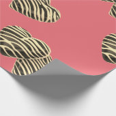 Chocolade snoep hart romantisch roze schattige lie cadeaupapier (Hoek)