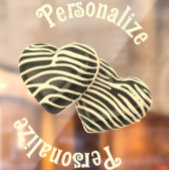 Chocolade snoep hart schattige liefde raamsticker