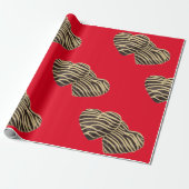 Chocolade snoep harten romantisch rood liefde scha cadeaupapier (Uitgerold)
