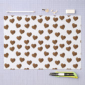 Chocolade Snoep harten Tissuepapier (Craft)